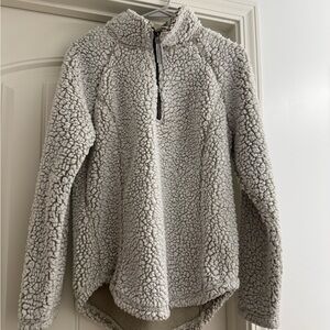 Cozy Gray Sherpa Jacket